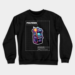 POLYBIUS arcade machine Crewneck Sweatshirt